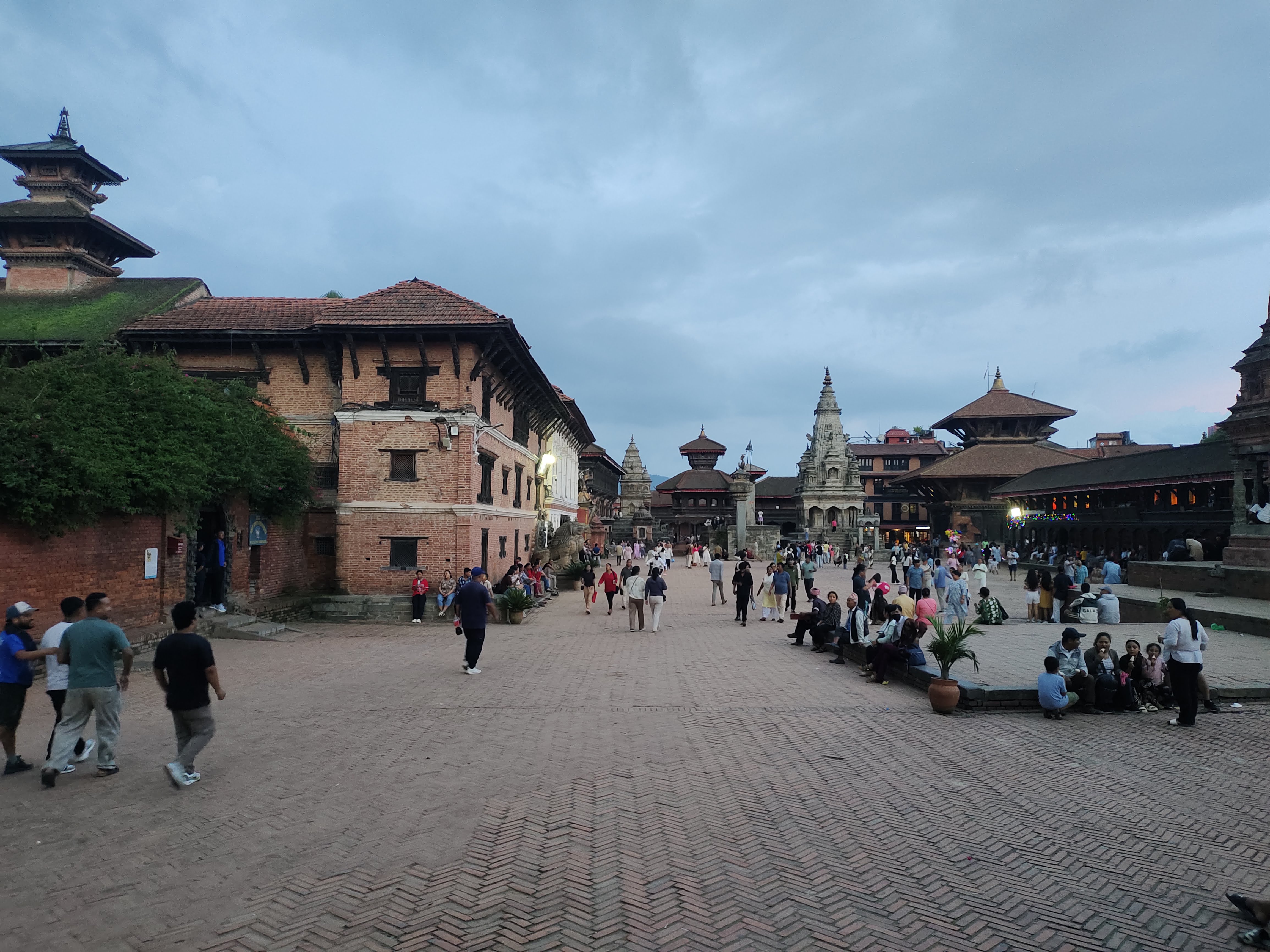 Overview of Bhaktapur Durbar Square